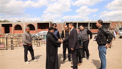 نائب المحافظ يتفقد دير القديسة دميانة