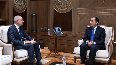 الدكتور مصطفى مدبولي والسفير علاء يوسف