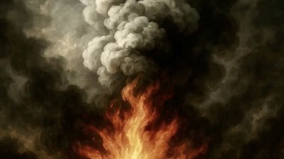 النار في المنام