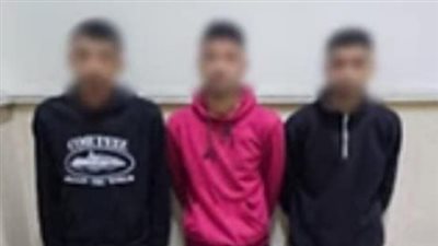 المتهمين بواقعة سرقة مندوب شركة نون بالعبور