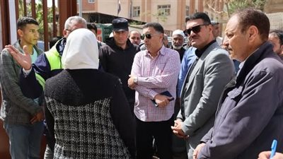 محافظ القليوبية ورئيس شركة المياه يتفقدان محطة مرصفا ببنها