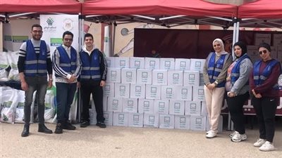 مؤسسة حياة كريمة عضو التحالف الوطني تشارك في قافلة إيد واحدة