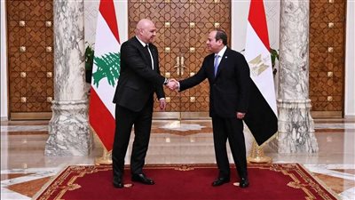 الرئيس السيسي ونظيره اللبناني    