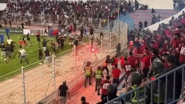 اشتباكات أولمبيك واتحاد العاصمة    