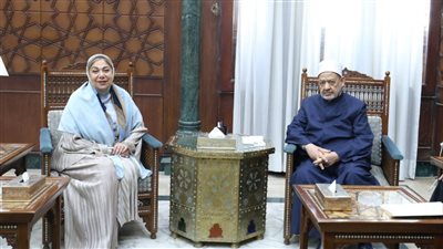 شيخ الأزهر يستقبل رئيسة الأمانة الفنية للمجلس الوطني للتعليم