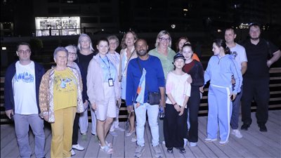 فوج سياحي روسي أثناء زيارة بني سويف 