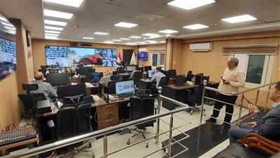 مركز السيطرة بديوان محافظة بني سويف 