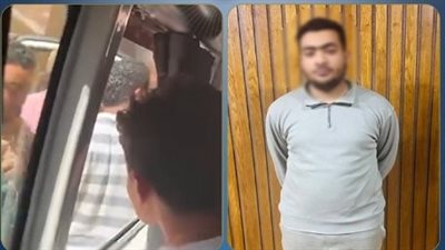 منع ميكروباص مدرسة من المرور في الإسكندرية