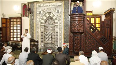خطبة صلاة الجمعة ببني سويف بلغة الاشارة 