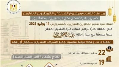  المبادرة الرئاسية “سكن لكل المصريين” 