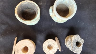 الكشف عن أثاث جنائزي بموقع مقبرة بانحسي