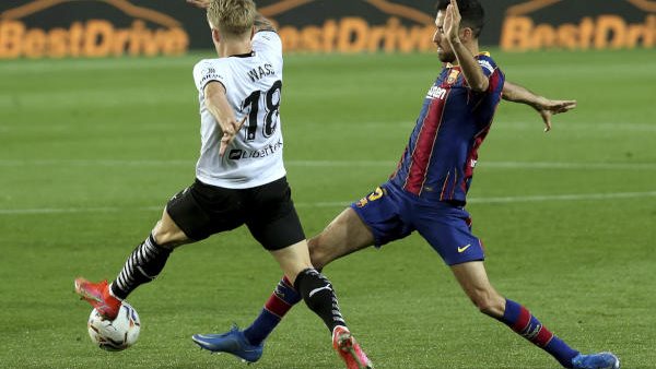 جانب من المباراة