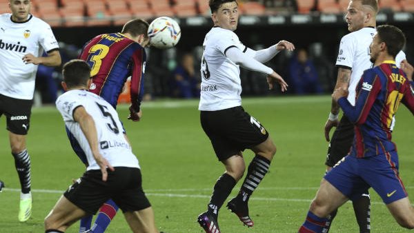 جانب من المباراة