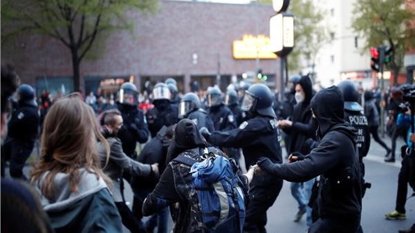 جانب من الاشتباكات