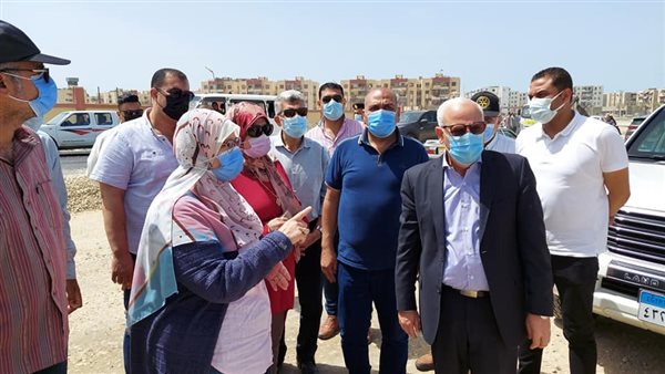 محافظ بورسعيد خلال