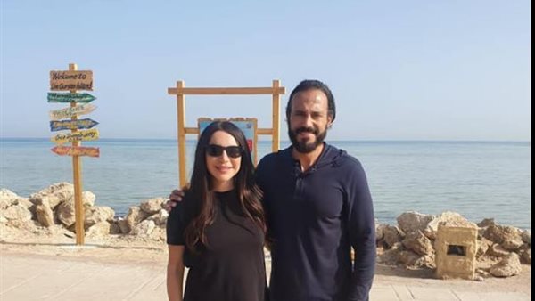 يوسف الشريف وزوجته