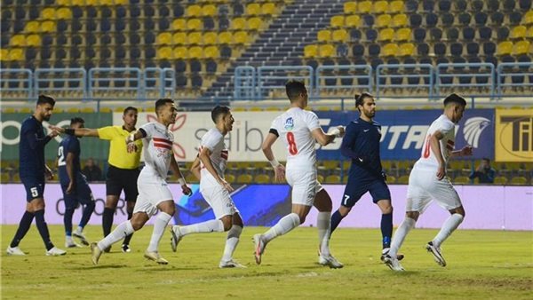 جانب من مباراة الزمالك