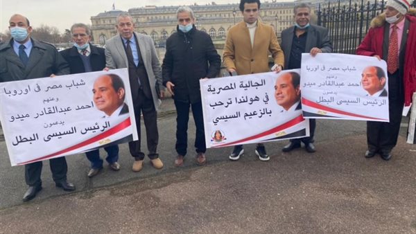 الجالية المصرية تستقبل