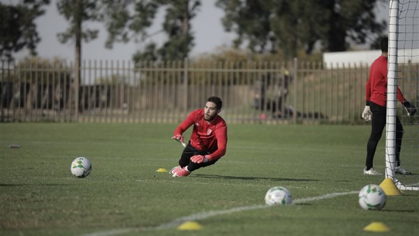 جانب من مران الاهلي