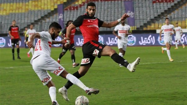 جانب من مباراة الزمالك
