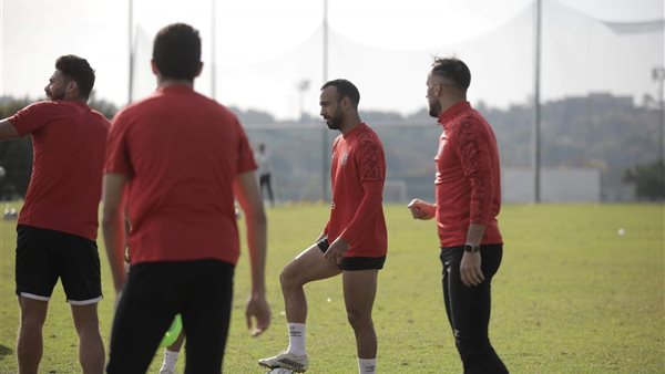 جانب من مران الاهلي