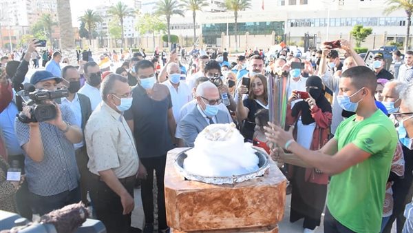 صورة من اطلاق الشعلة