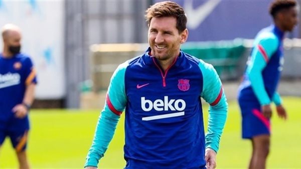 ميسي من التدريبات