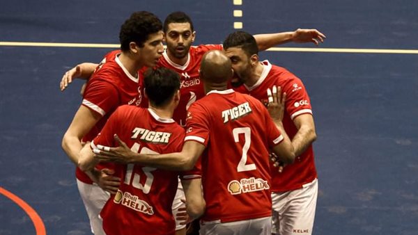 رجال طائرة الاهلي