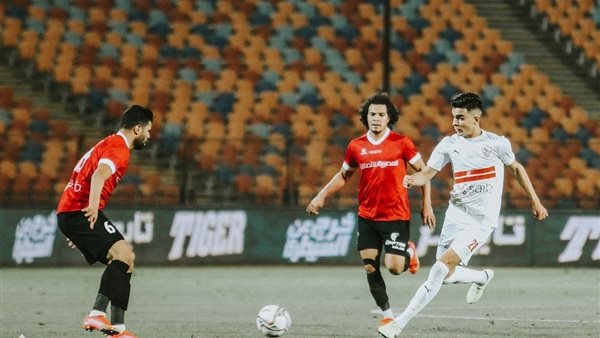 جانب من مباراة الزمالك