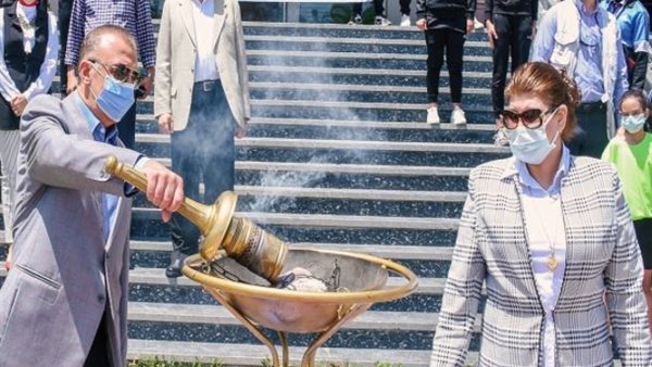 صورة من إطلاق شعلة