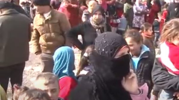 الأجئين السورين فى