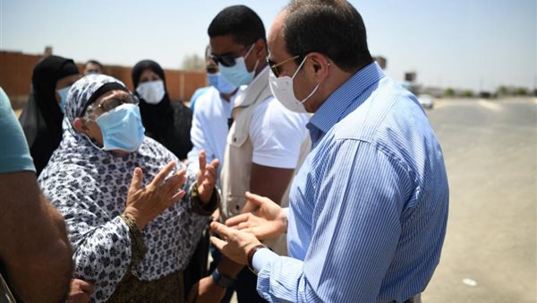 الرئيس السيسي والسيدة