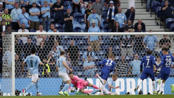 جانب من المباراة