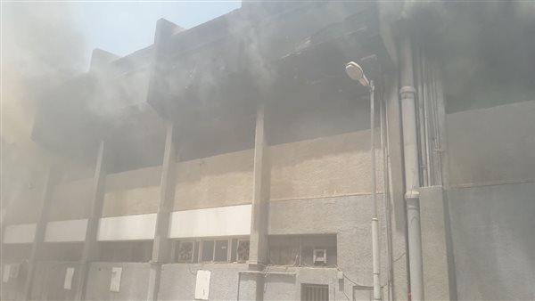 حريق ملعب مختار التتش