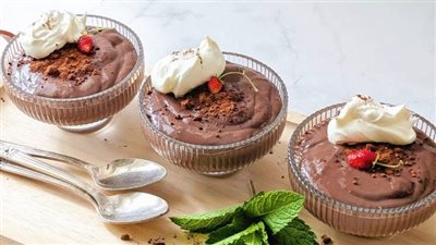 مهلبية بالشوكولاتة