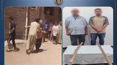 ضبط أب ونجله بعد الاعتداء على سيدتين بعصي خشبية 