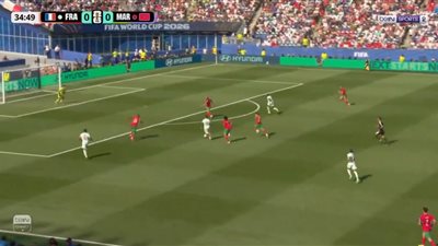 ملخص مباراة المغرب وفرنسا     