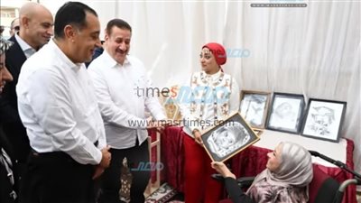 ندى خلال لقاءها مع رئيس الوزراء 