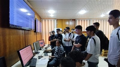 المعهد القومي للبحوث الفلكية والجيوفيزيقية يواصل تدريب طلاب 