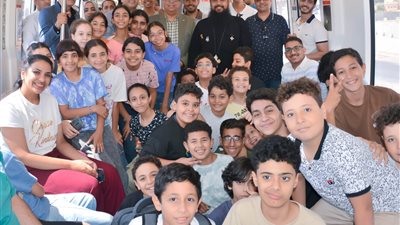  أطفال كنيسة مارجرجس بمدينة قويسنا    