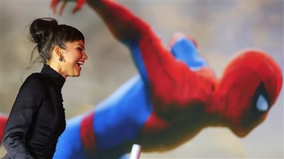 زندايا في المكسيك للترويج لفيلم سبايدرمان    