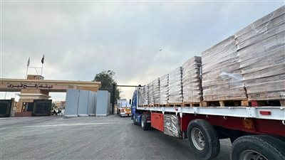 الهلال الأحمر المصري قافلة «زاد العزة»     