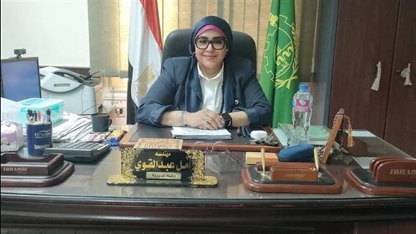 أمل عبد القوي وكيل مديرية التموين بالقليوبية     