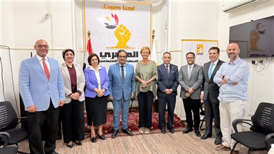 المصري الديمقراطي الاجتماعي يستقبل سفيرة الاتحاد الأوروبي با