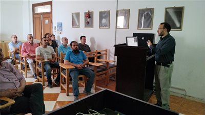 فعاليات السيمنار بقاعة الأستاذ الدكتور انس 