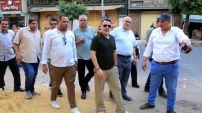 إيهاب فهمي يتفقد مسرح مصر      