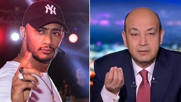 عمرو أديب ومحمد رمضان