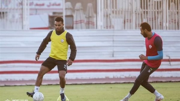 جانب من تدريبات الزمالك