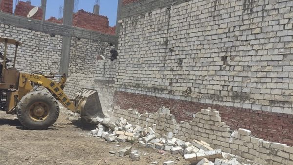 جانب من اعمال الازالة