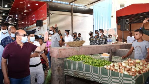 محافظ أسوان خلال